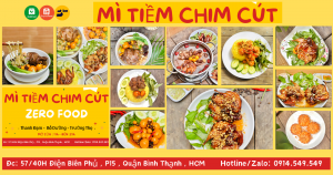 mì tiềm chim cút